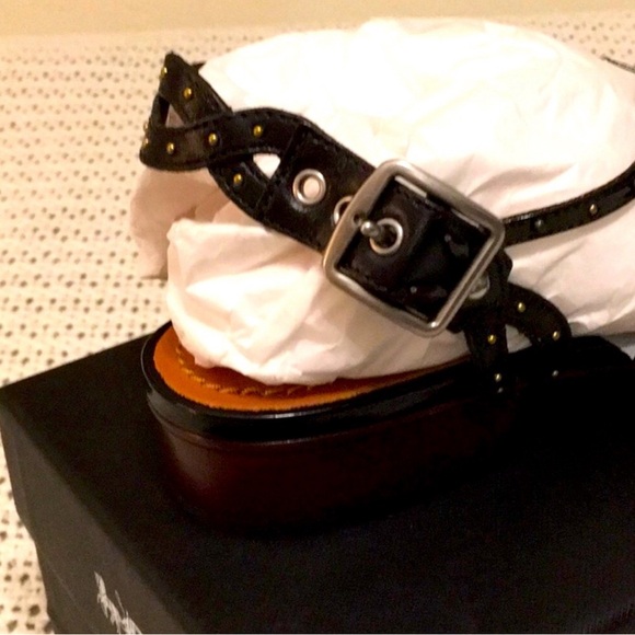 π₯Coach Flats Ruby Red Sequins Rivets Suds SlingBack Sz 9 NIB! Retails $350 π₯Ώπ₯Ώ - Picture 5 of 7